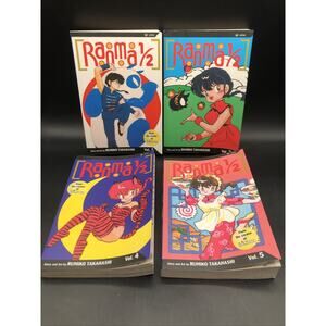 Bundle Ranma 1/2, Vol. 1 2 4 5 Manga - Paperback By Takahashi, Rumiko VIZ